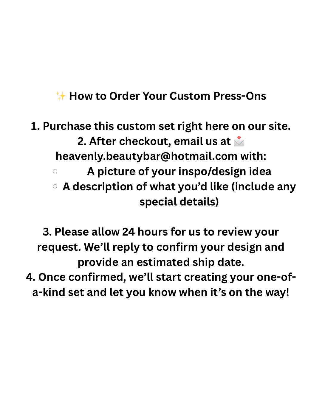 Intermediate Custom Press Ons