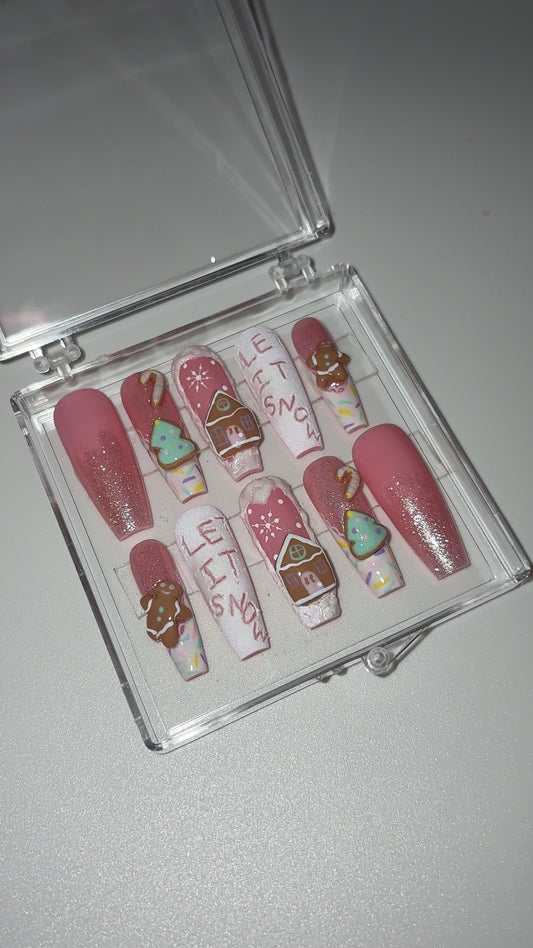 Sugar Plum Cottage Press Ons