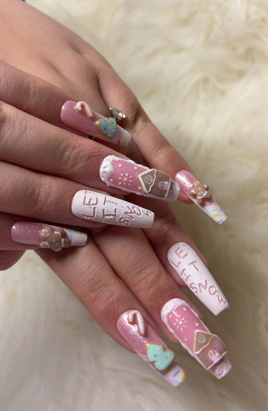 Sugar Plum Cottage Press Ons